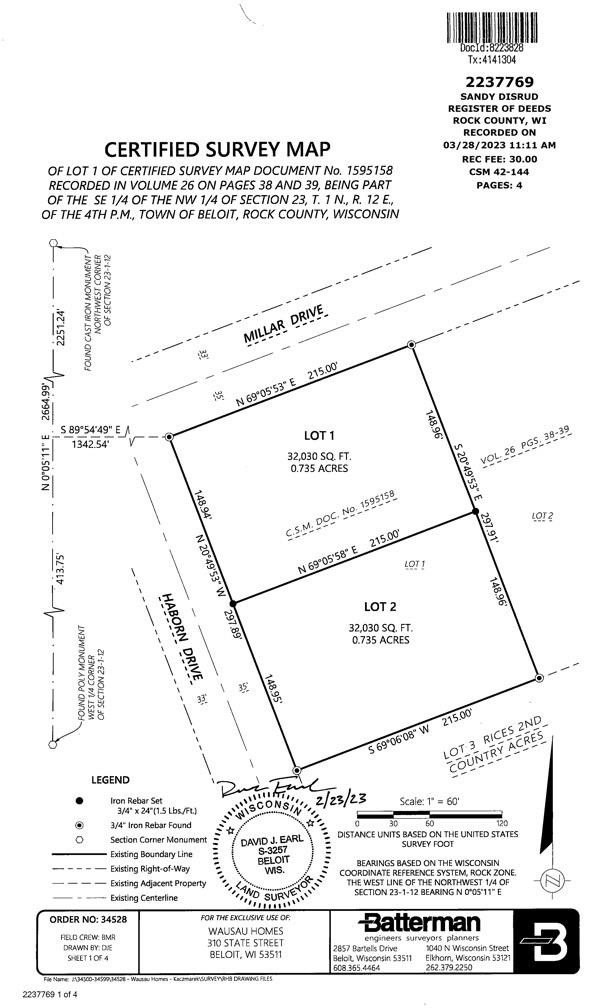 3. Lot 1 S Haborn