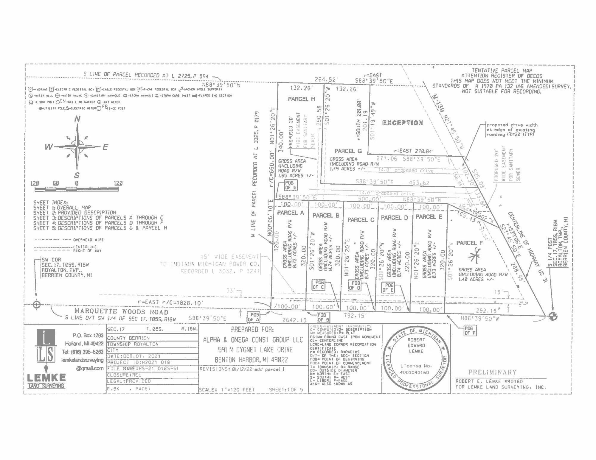 2. Parcel F Marquette Woods Road