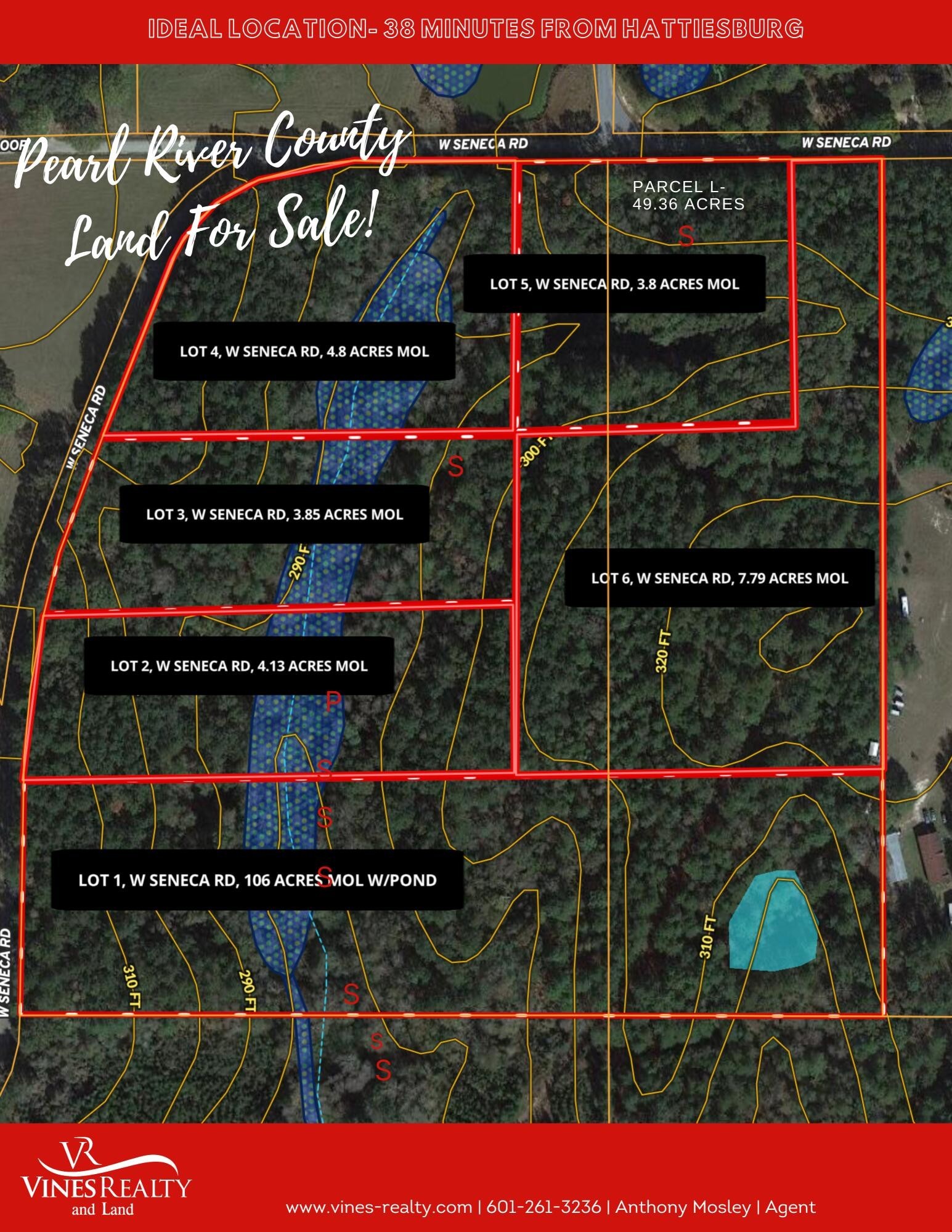 1. Parcel 6 4 Acres Mol W Seneca Rd.