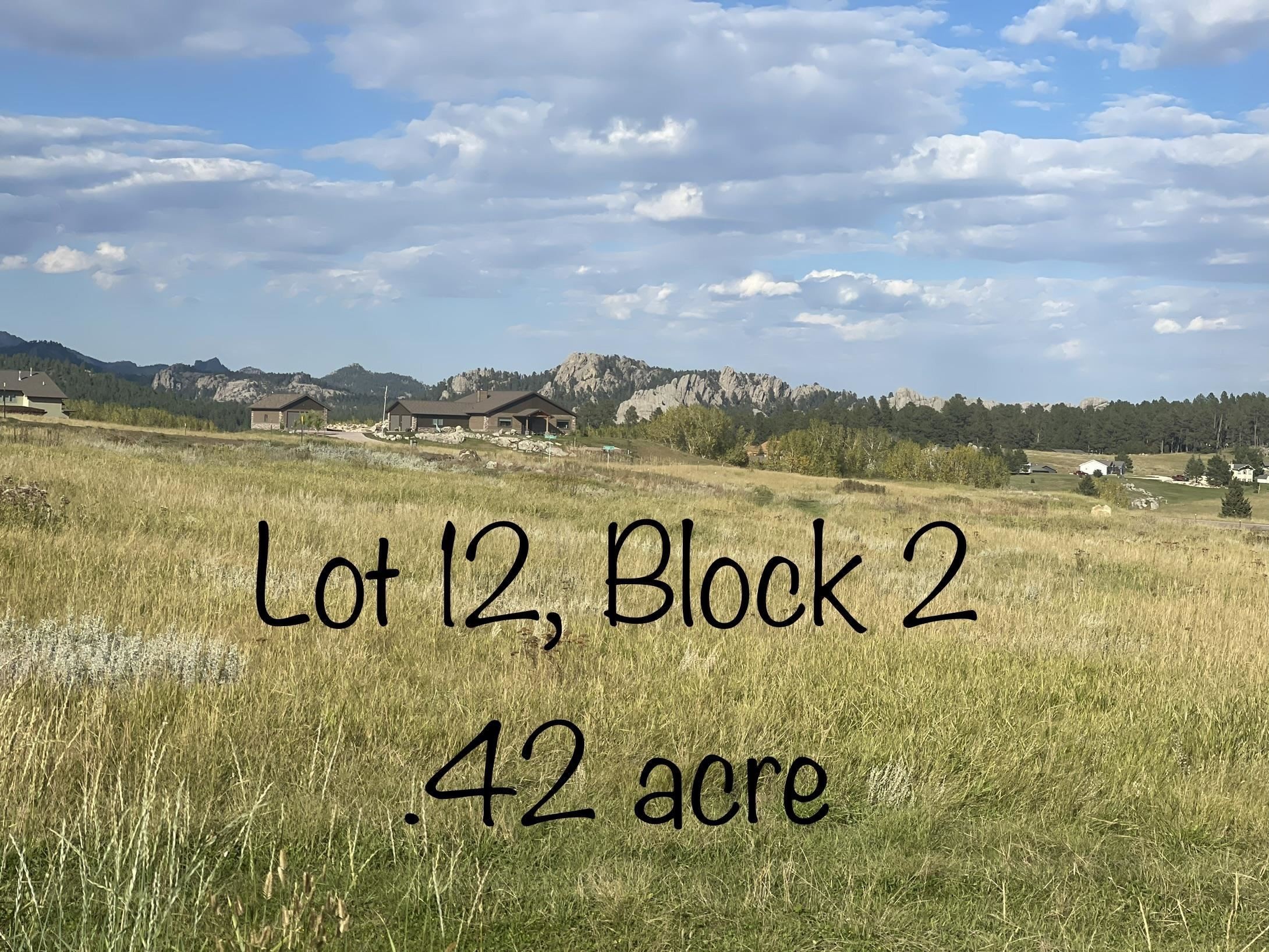 1. Lot 12, Block 2 Stone Hill