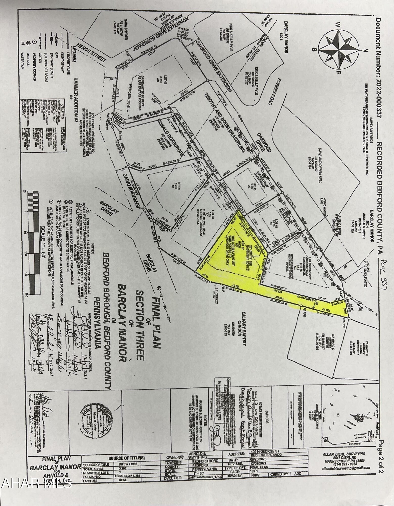 1. Lot 37 Oakwood Drive