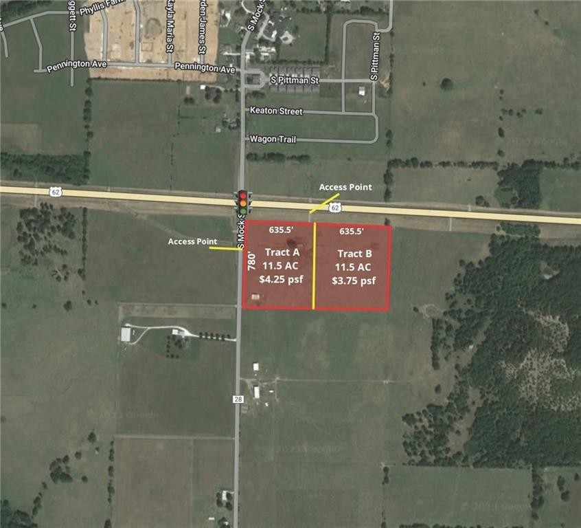 1. 11.5 Ac Tract A Hogeye Rd &amp; Hwy 62  Rd