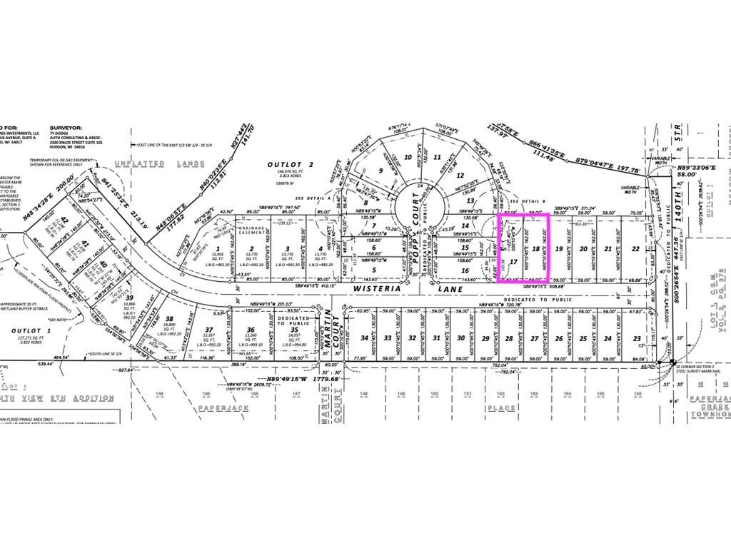 1. Xxx (Lot 17 &amp; 18) Wisteria Lane