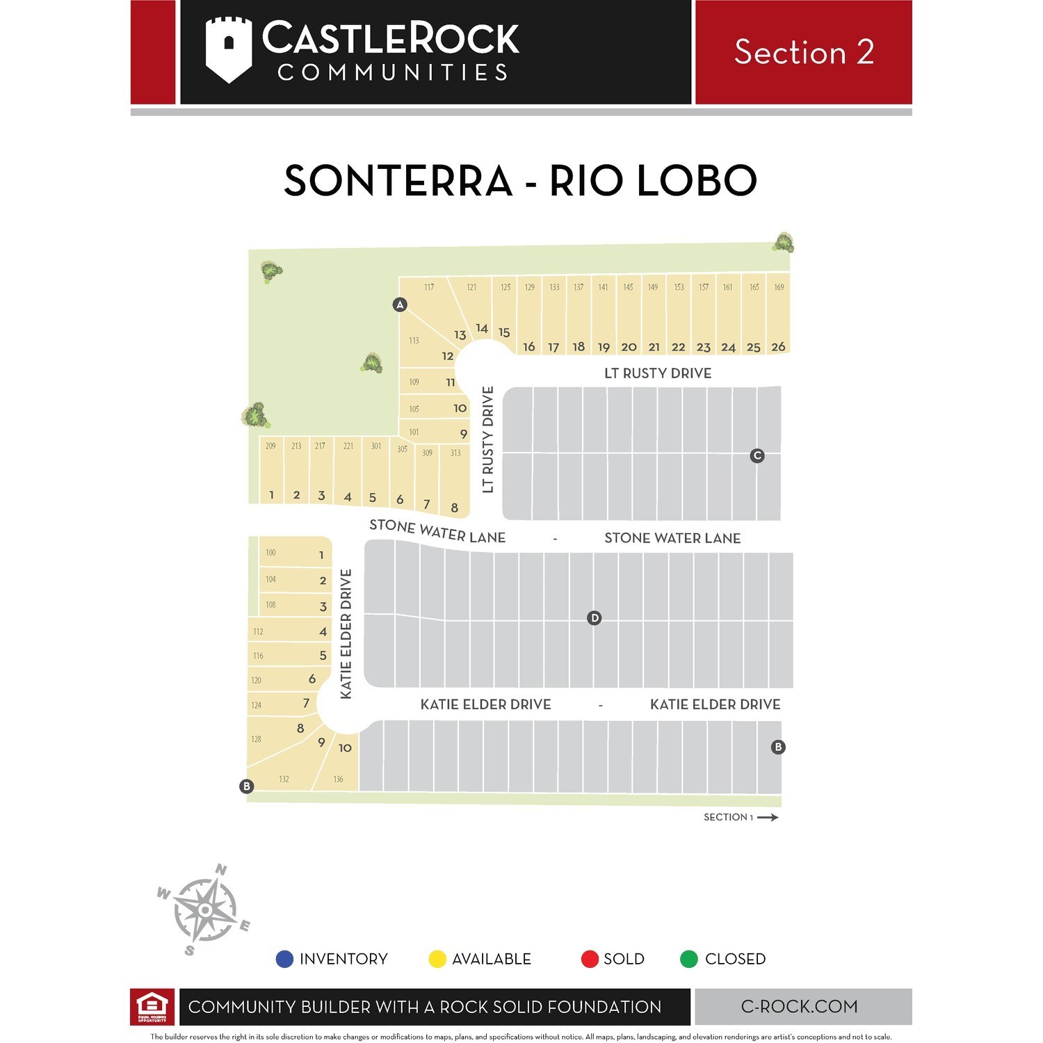 36. Sonterra By Castlerock Communities By Appointment Only!