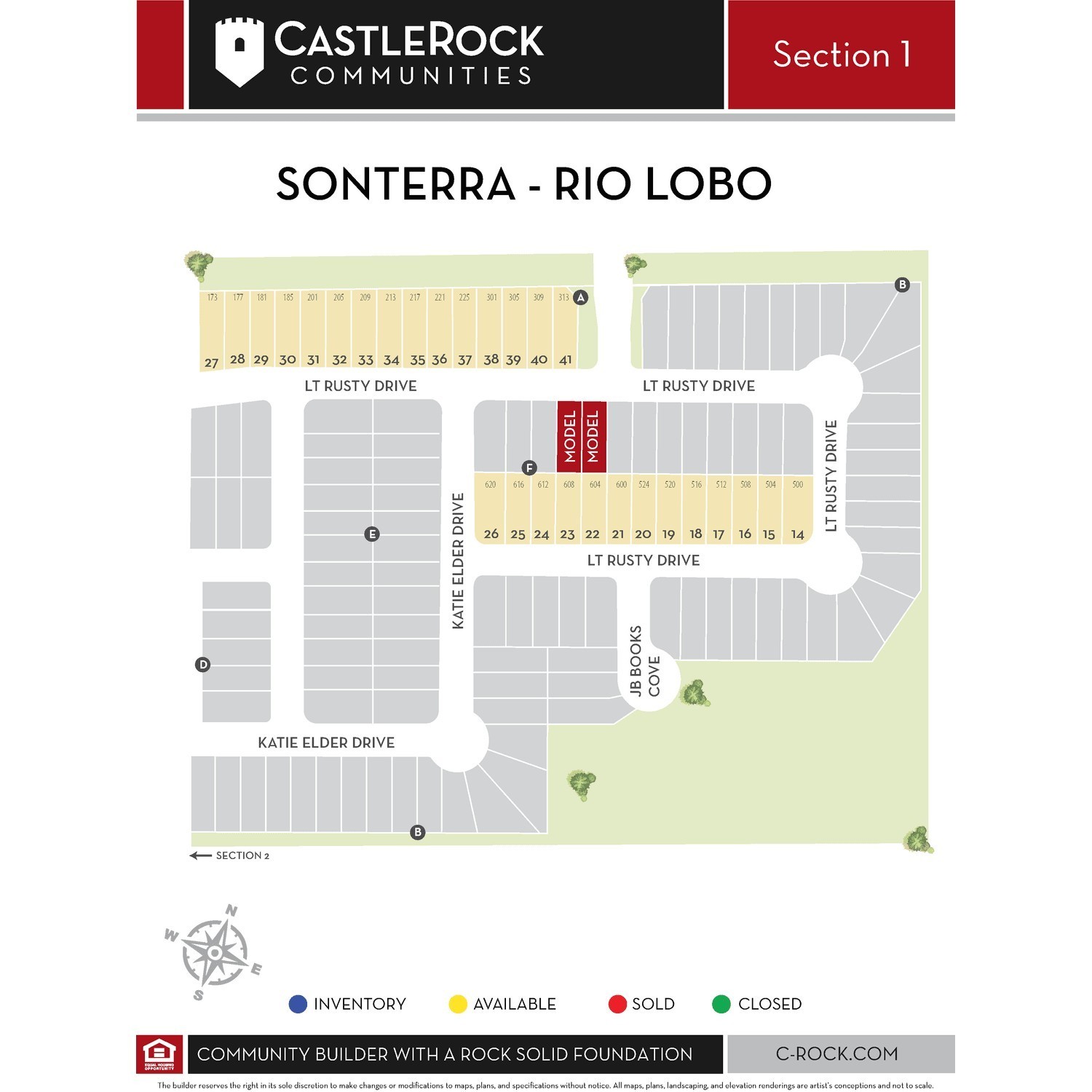 37. Sonterra By Castlerock Communities By Appointment Only!