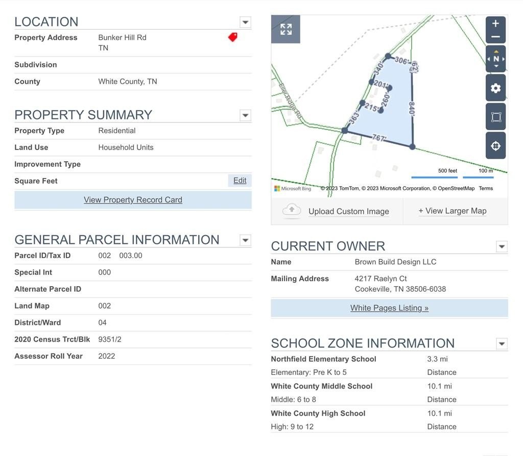 6. 6.58 Ac Bunker Hill Rd