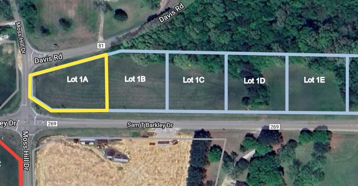 1. Lot 1a Sam T Barkley Dr.