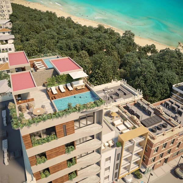 1. Ocean View 2 Bedroom Condo In The Heart Of Playa Del Carmen For Sale