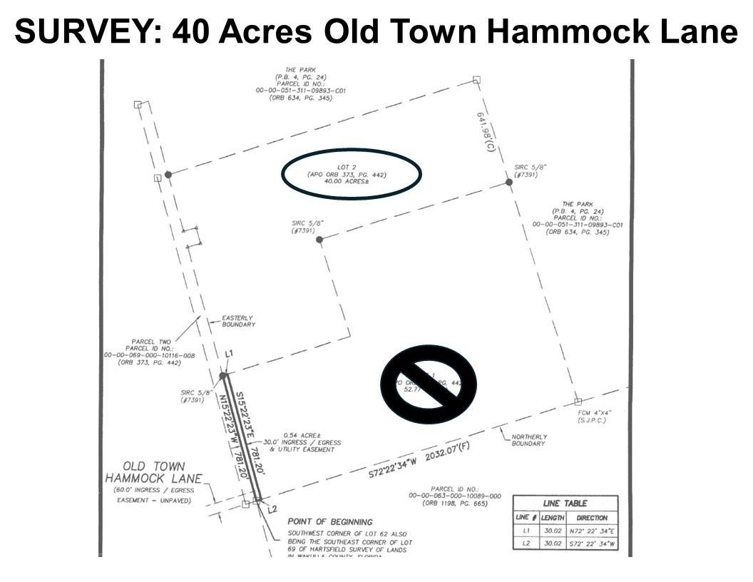 12. 20 Ac Old Town Hammock Lane