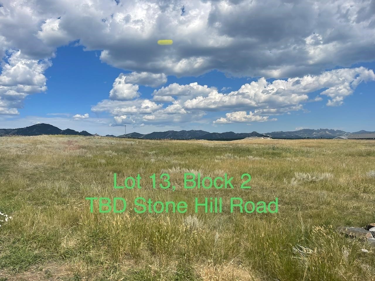 1. Lot 13, Block 1 Stone Hill