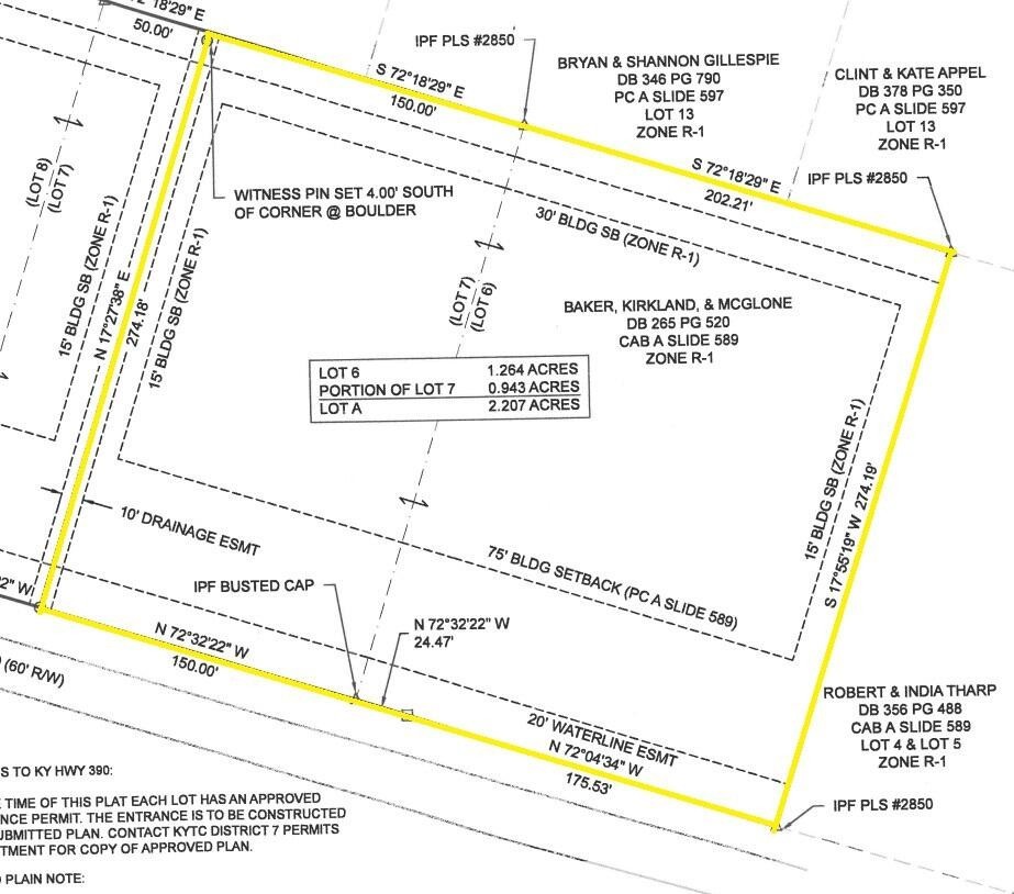 1. 0 Fountaine View Lot On Bohon Road