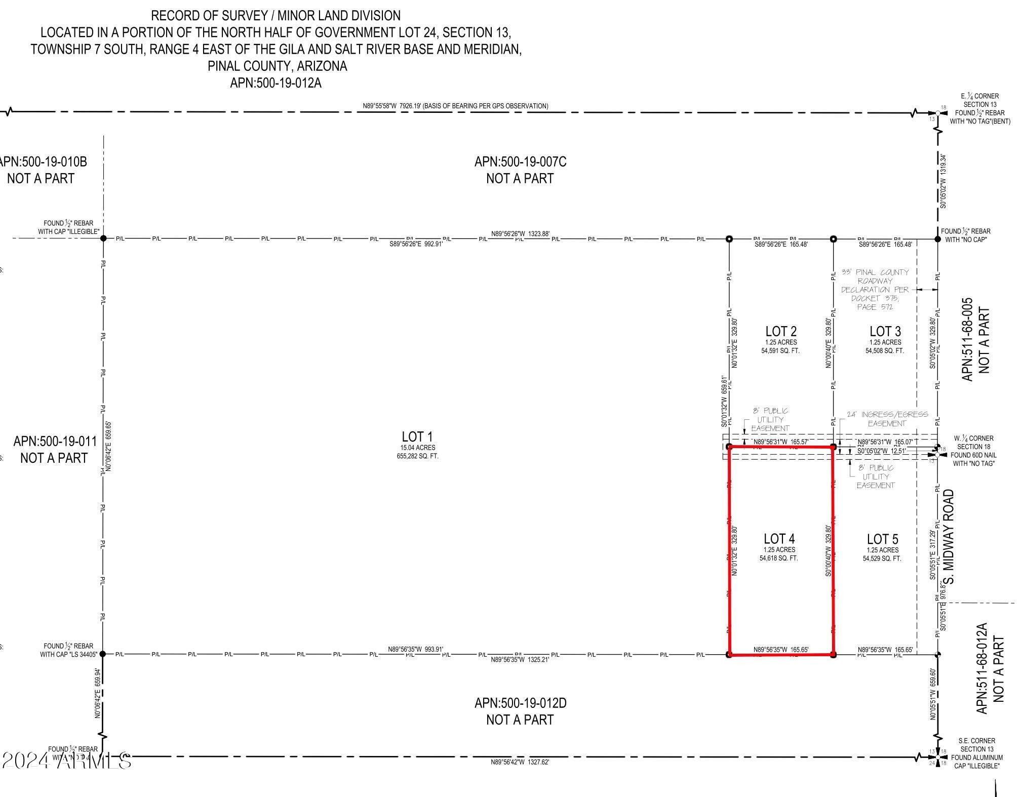 2. Lot 4 S Midway (West) Road