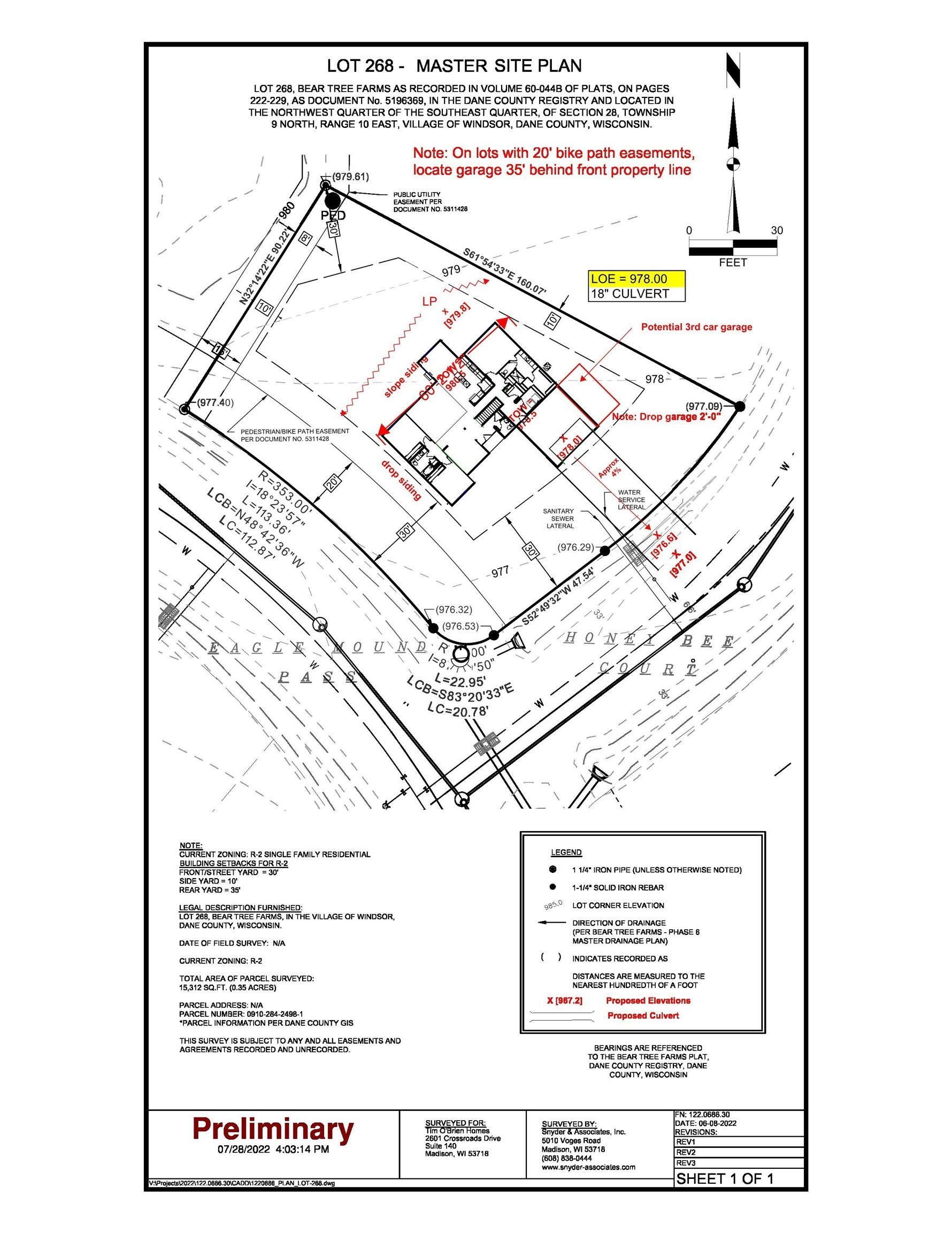 1. 6723 Honeybee Court