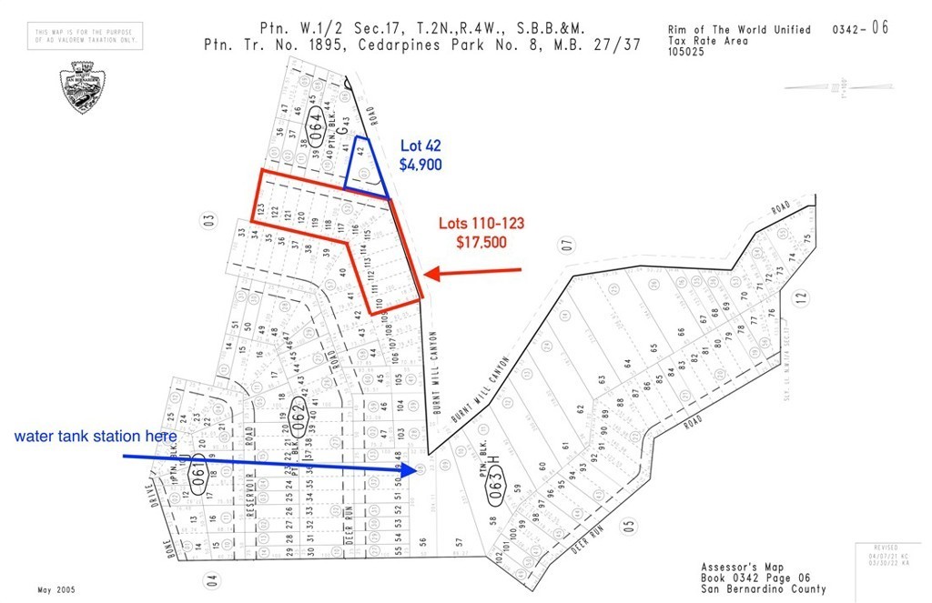 13. 110 Lots 110-123 Burnt Mill Canyon Road