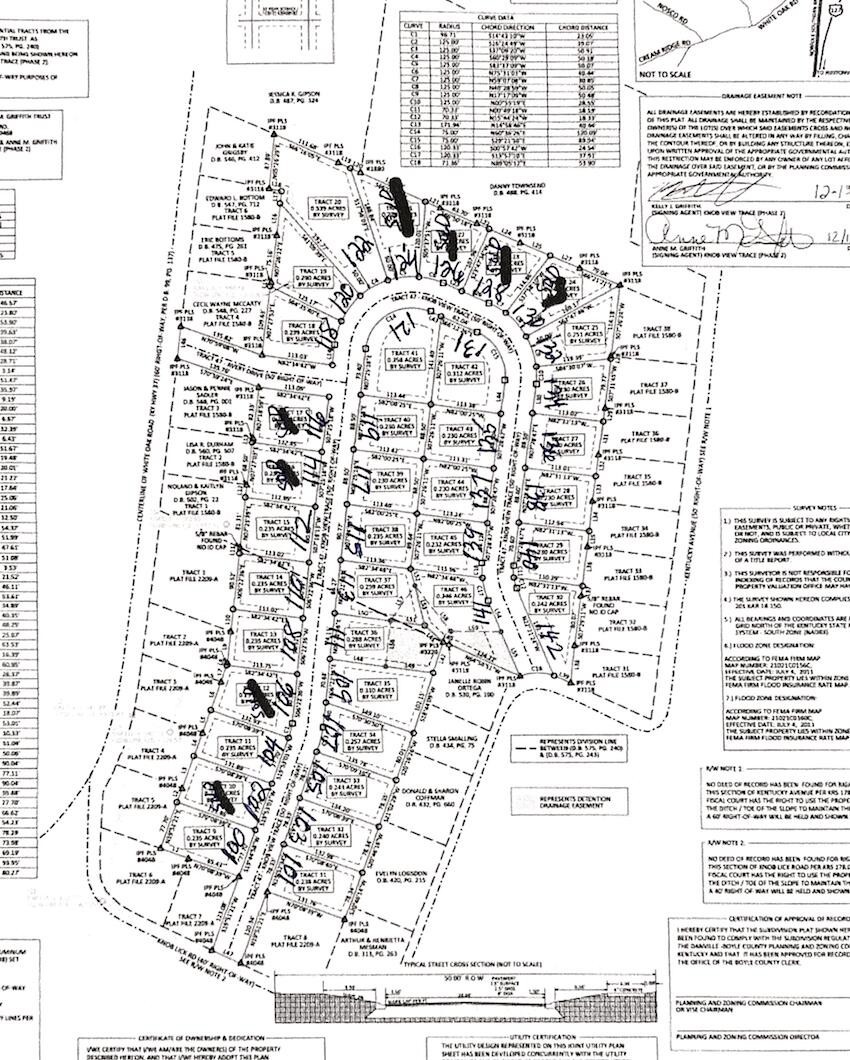 1. Lot 109 Knob View Trace