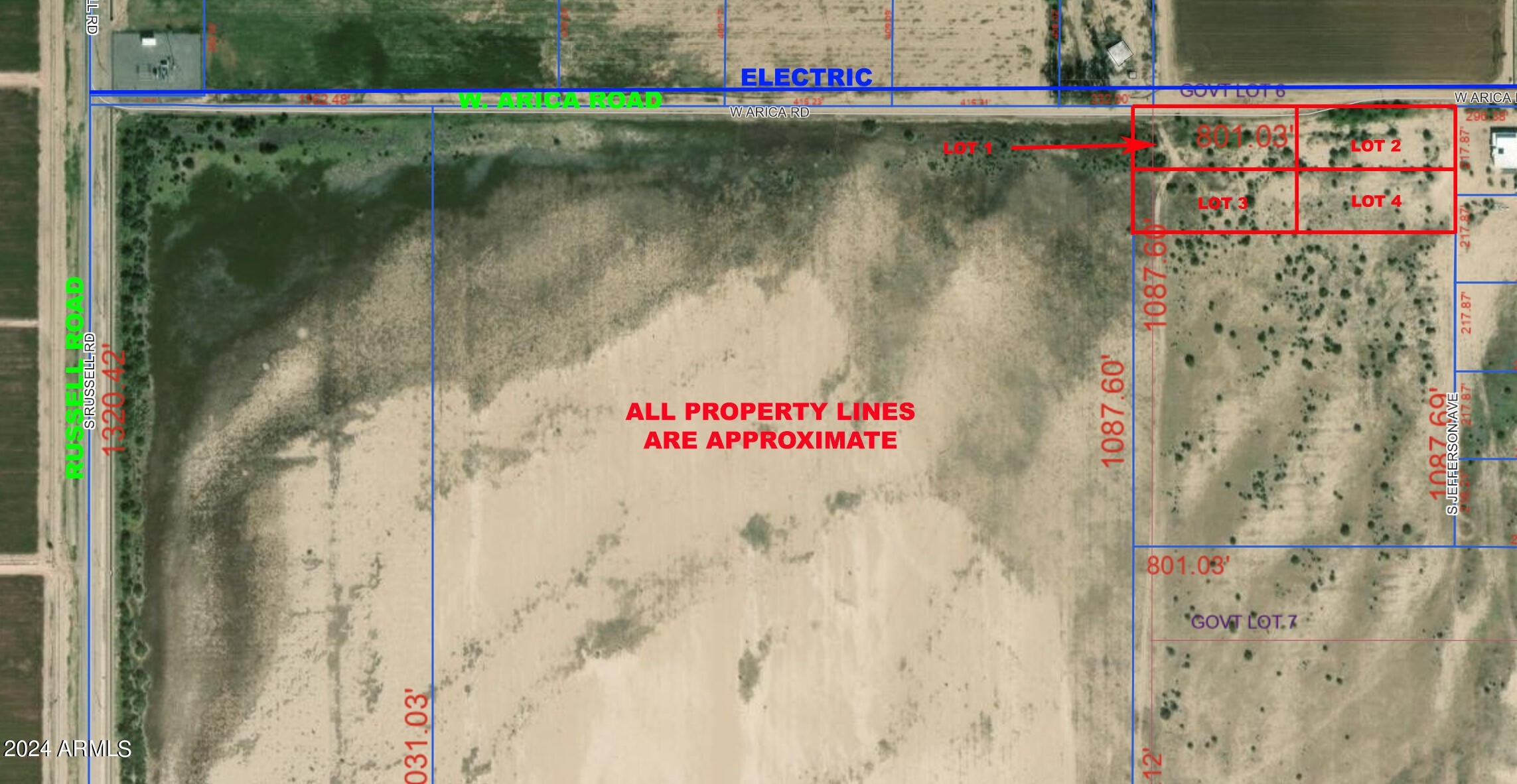 1. Lot 3 W Arica (No Address) Road