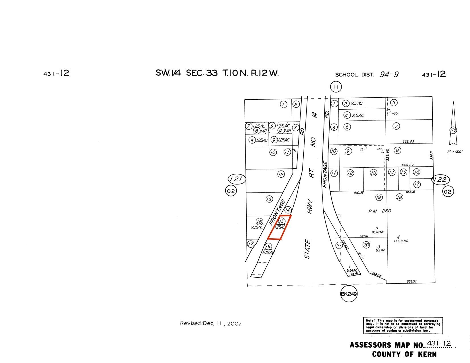 2. 15 State Hwy 14 Frontage Road