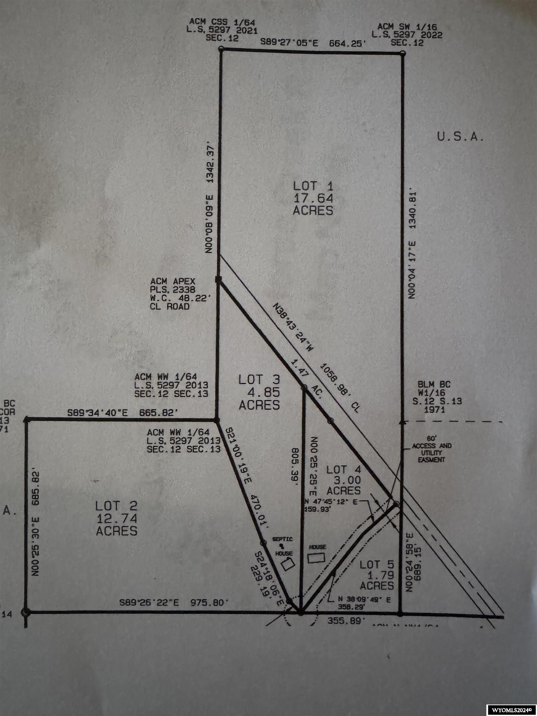 1. 1064 Lot 1 Horsecreek Road