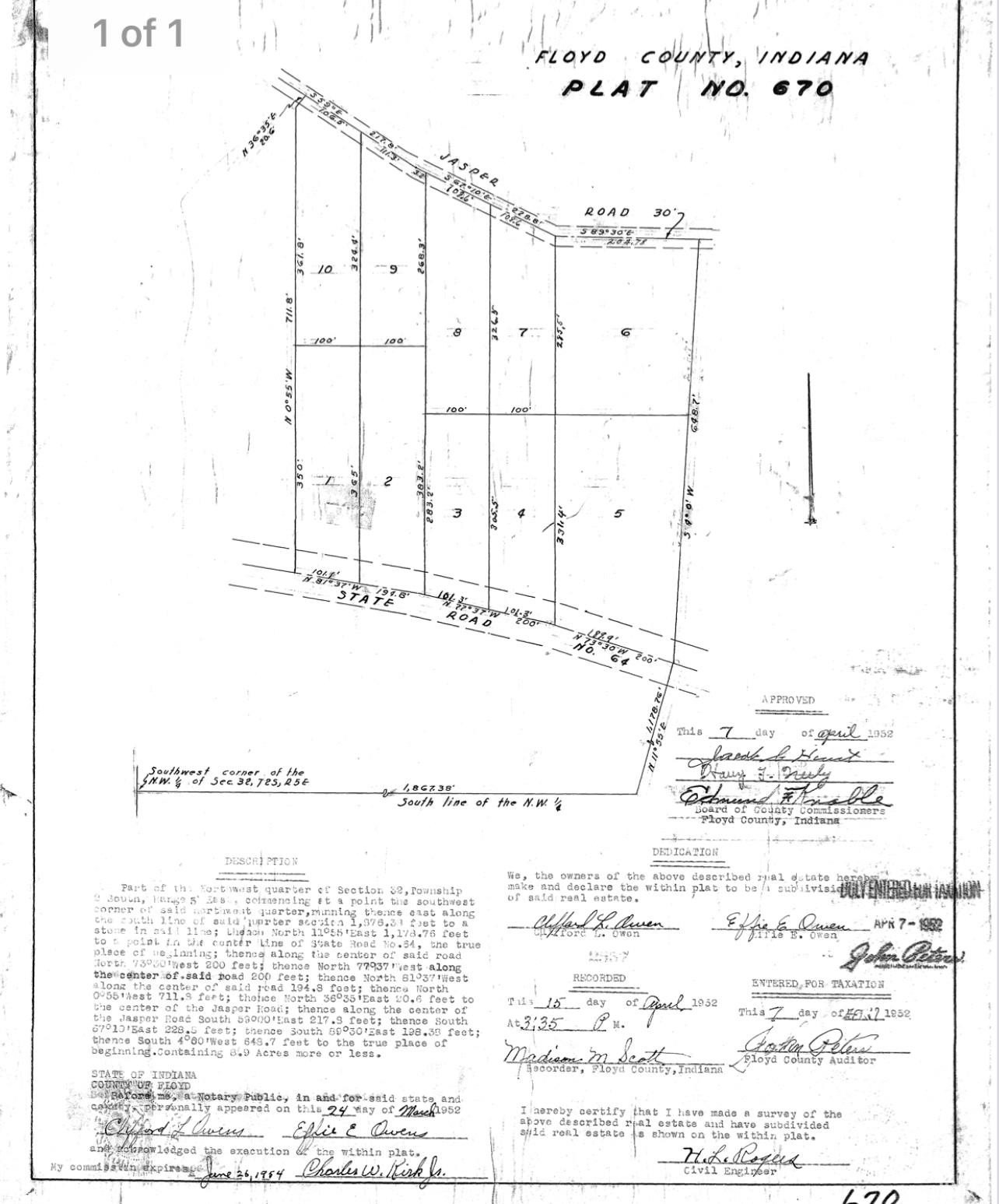 5. Wolfe Cemetery Road