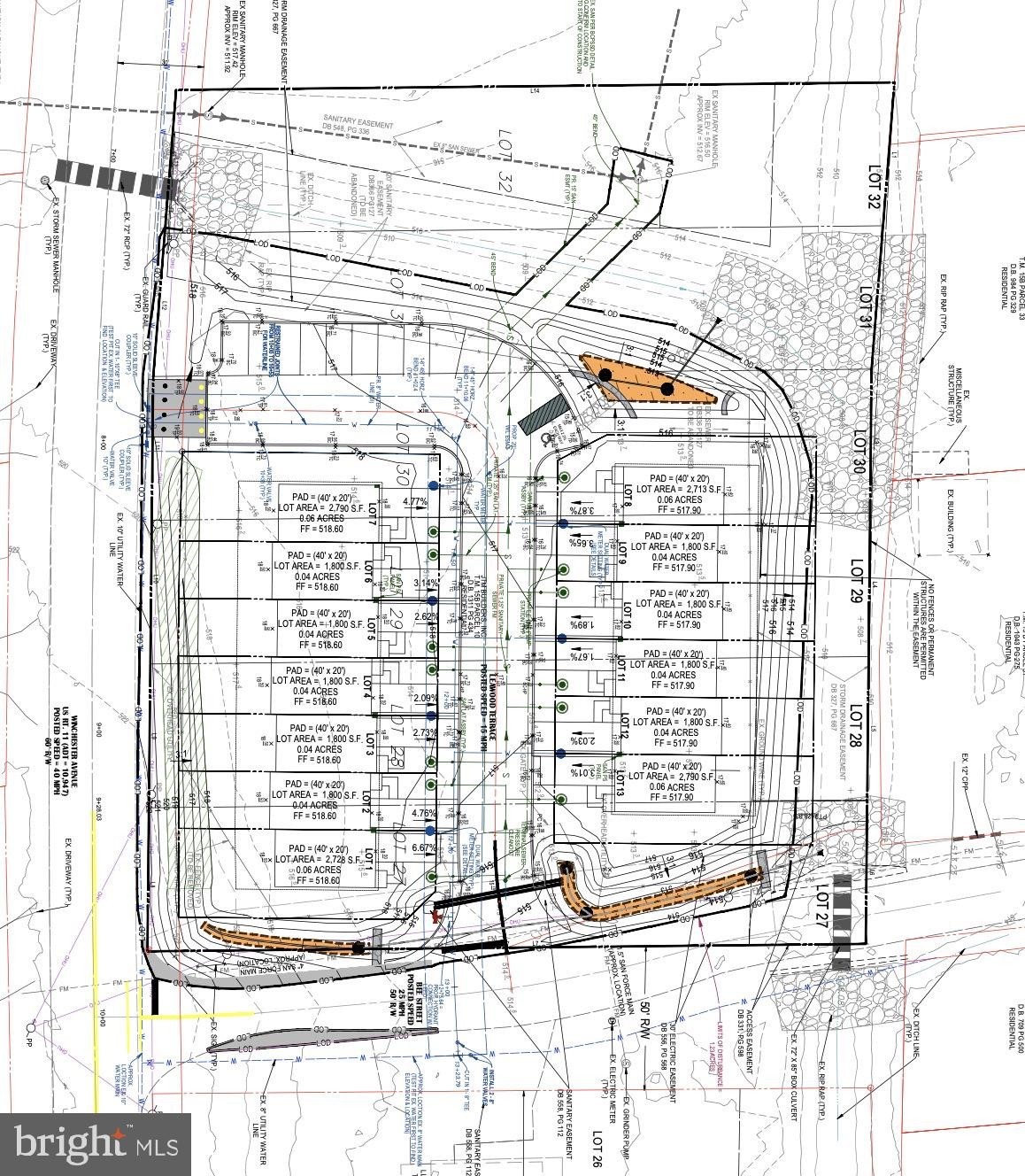 4. 13 Townhome Lots Bee Street