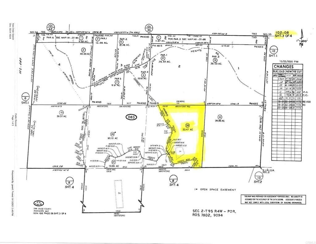 9. 0 Harris Truck Trail 23.47 Acres