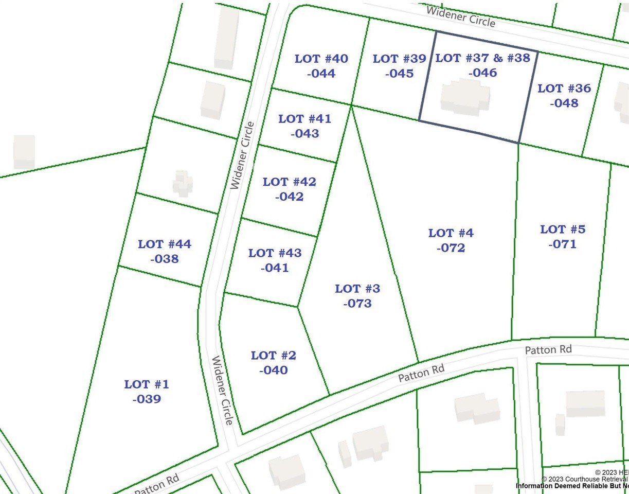 1. Lot 41 Widener Circle