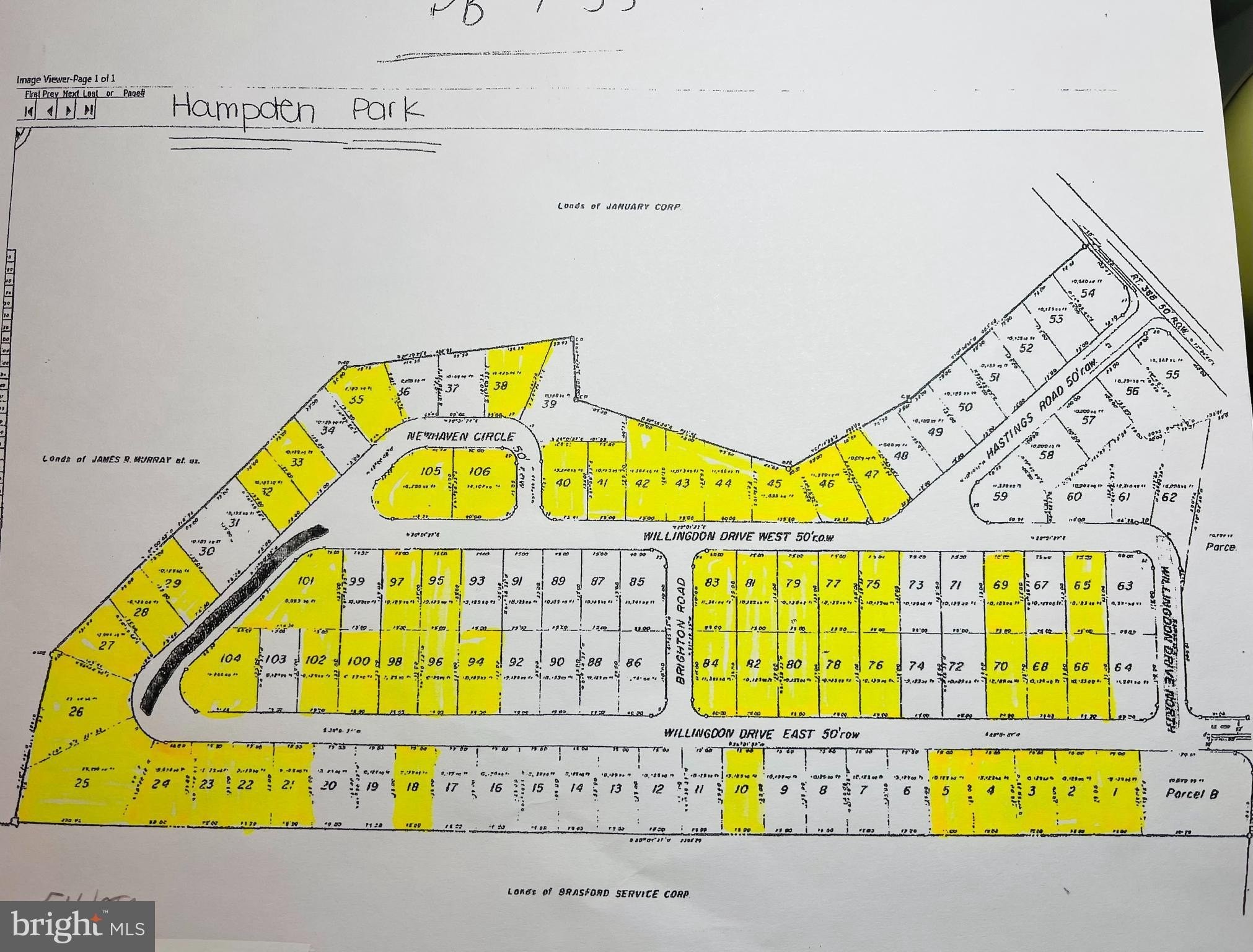 1. 54 Lots Hampden Park