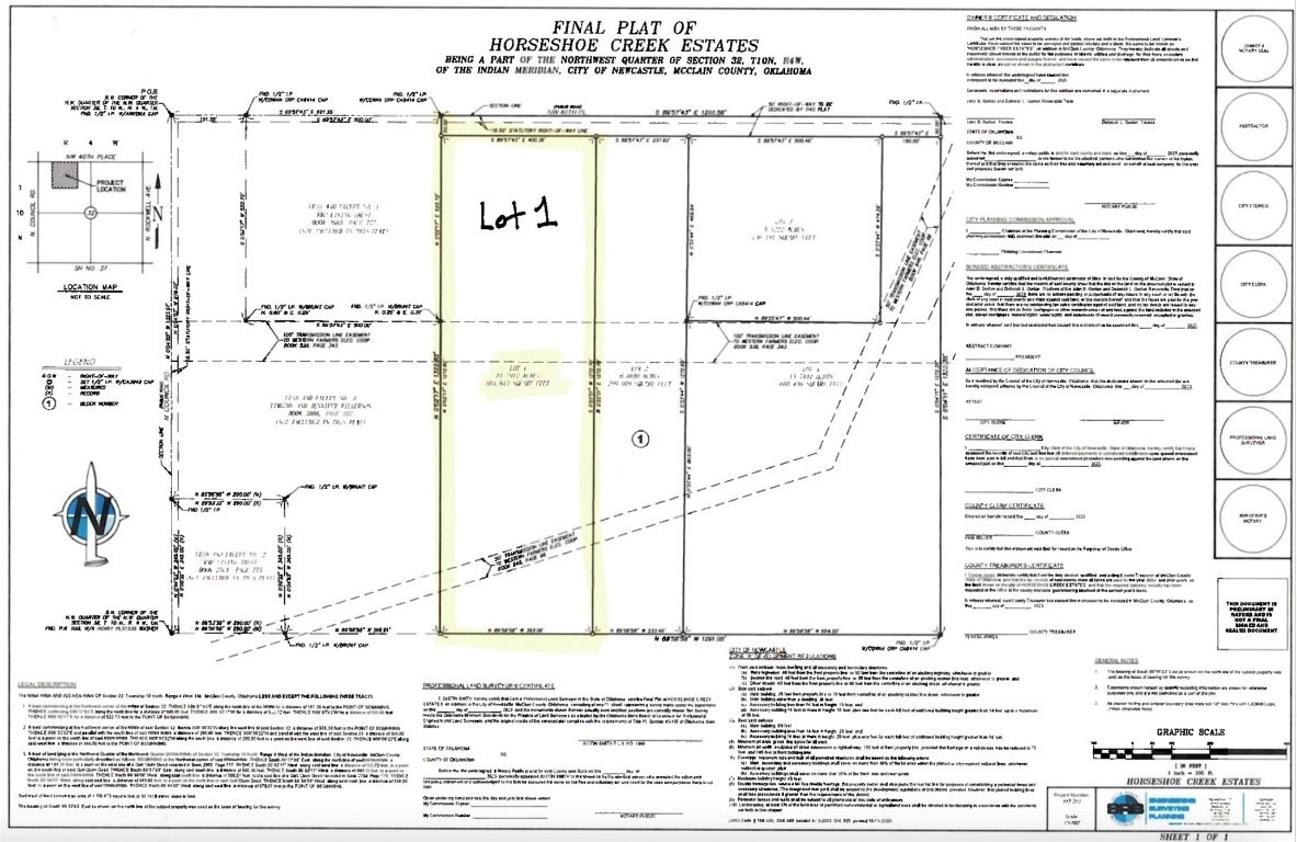 1. 0000 11.59 Acres On E 1180 Rd Or  NW 40th Street