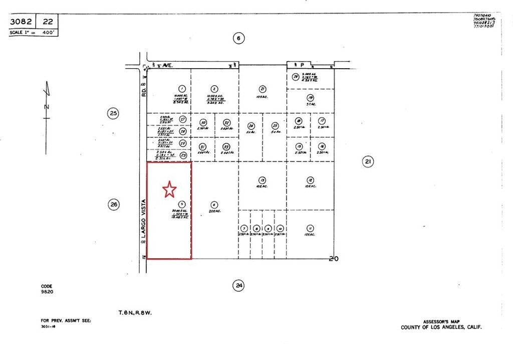 4. 0 210th St. E. Largo Vista Rd/ Ave P-8 Street