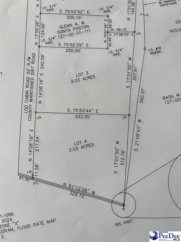 1. Lot 3 East Log Cabin Rd.