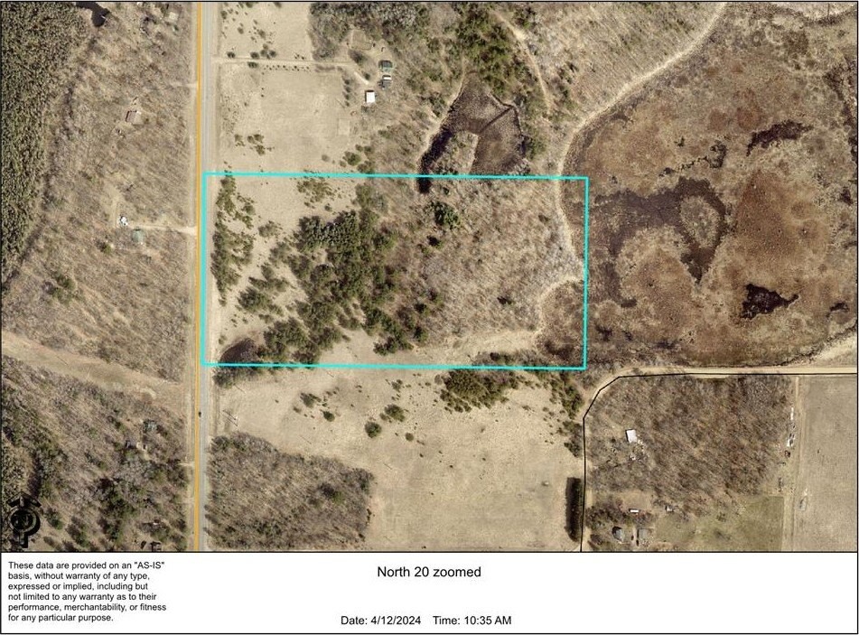 2. 20 Acres County Road 3 N