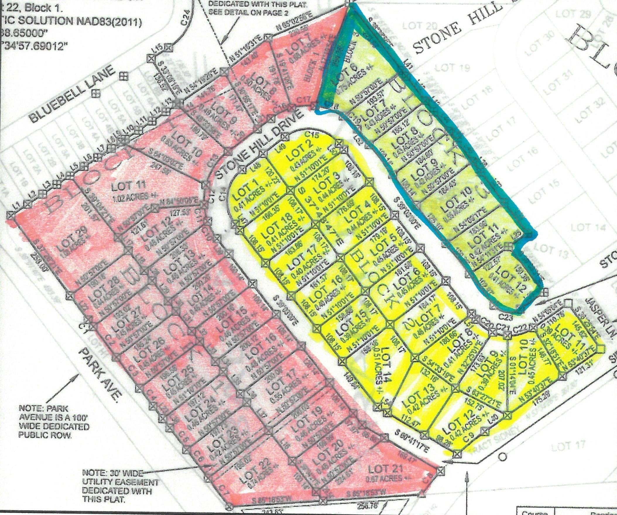 2. Lot 15, Block 1 Stone Hill