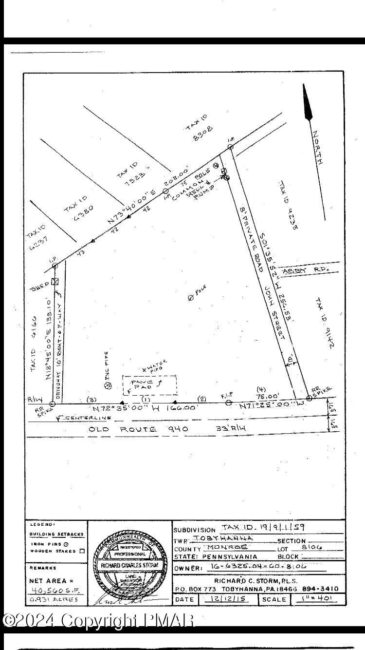 1. 940 Old Route 940 Route