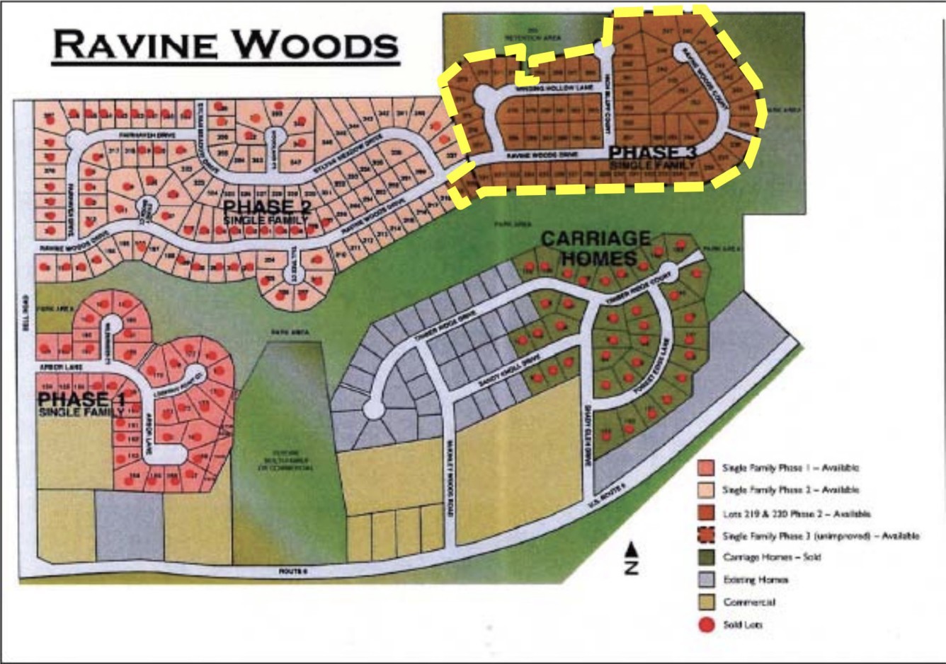 1. 68 Lots Ravine Woods Drive