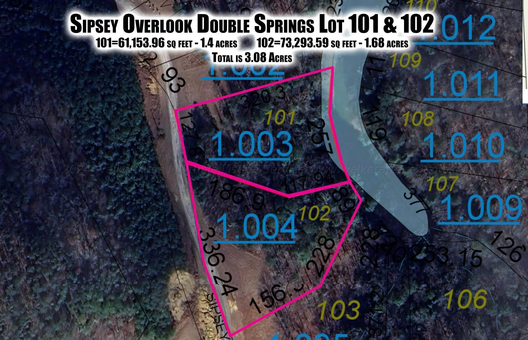 2. 101 &amp; 102 Sipsey Overlook