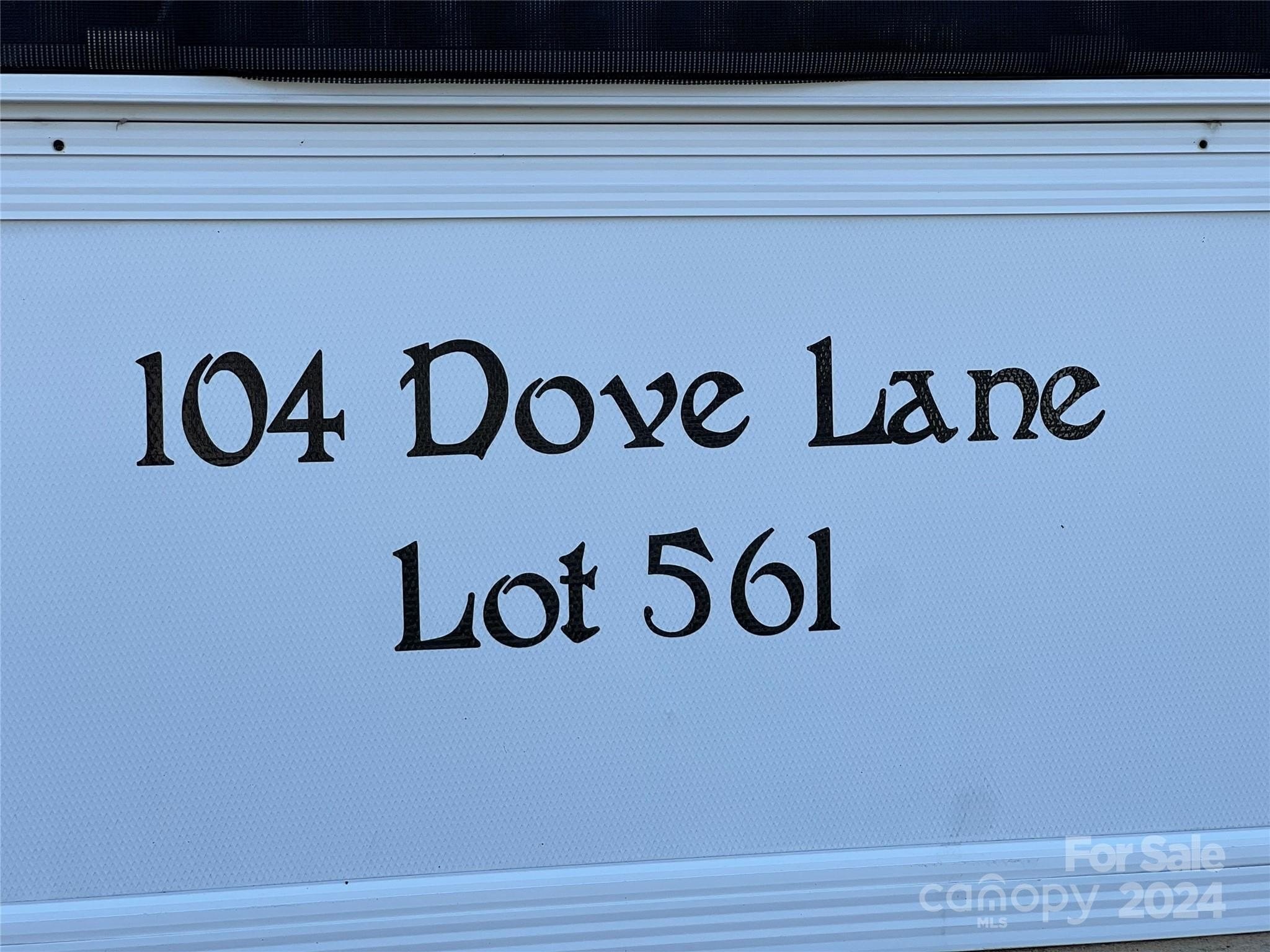 38. 104 Dove Lane