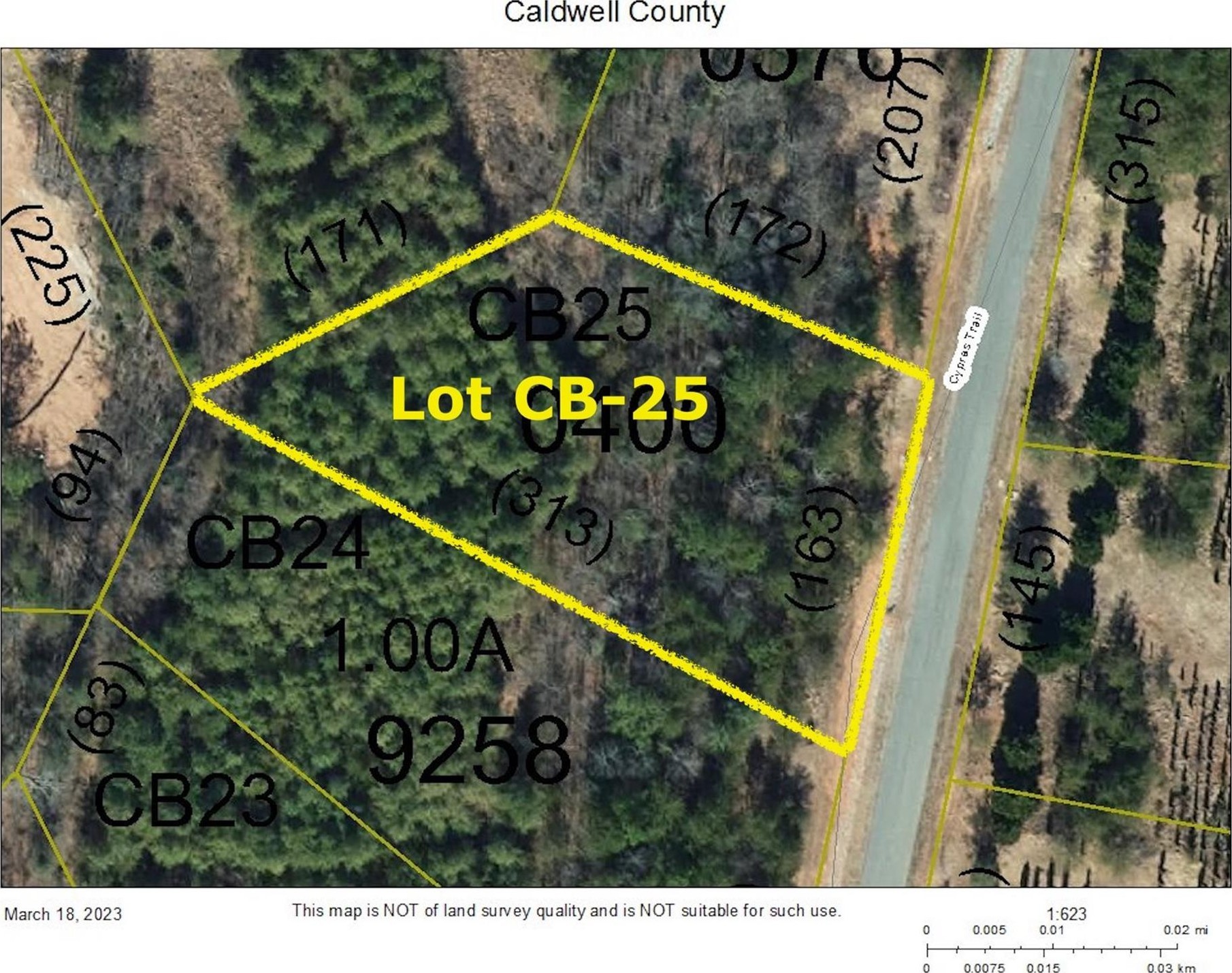 1. 0.803 Acre Lot Cb-25 Cypress Trail