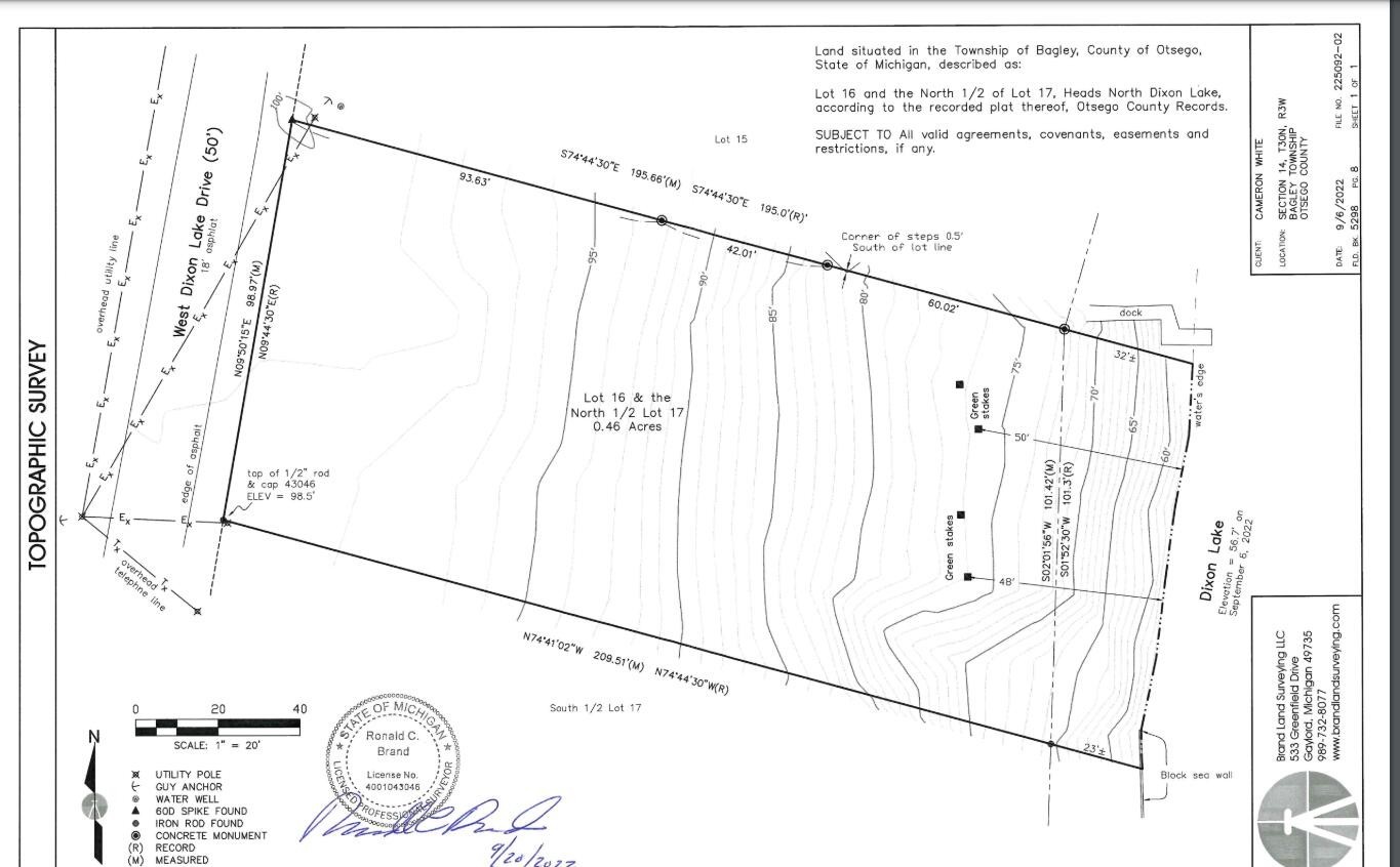 6. Lot 16 W Dixon Lake Drive