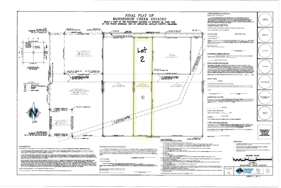 1. 0000 6.88 Acres On E 1180 Rd Or  NW 40th Street