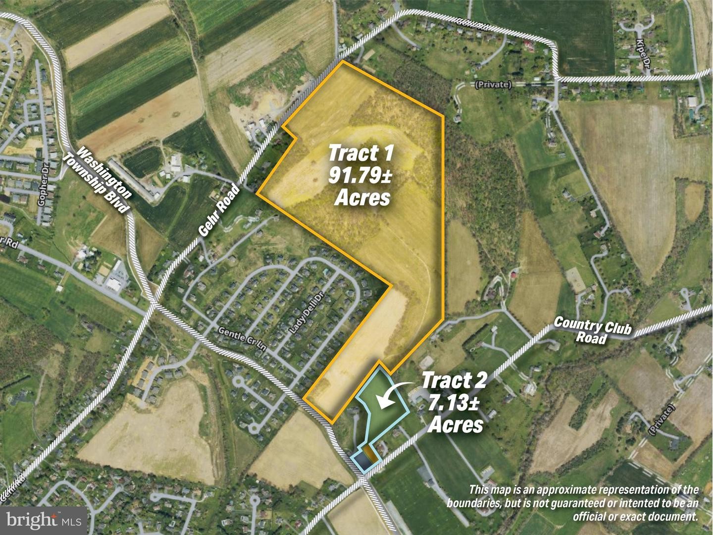 1. 98.92+- Acres Country Club Road