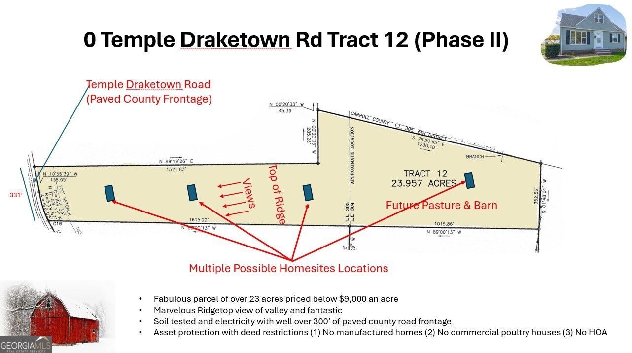 7. 0 Temple Draketown Road Tract 12 Rd