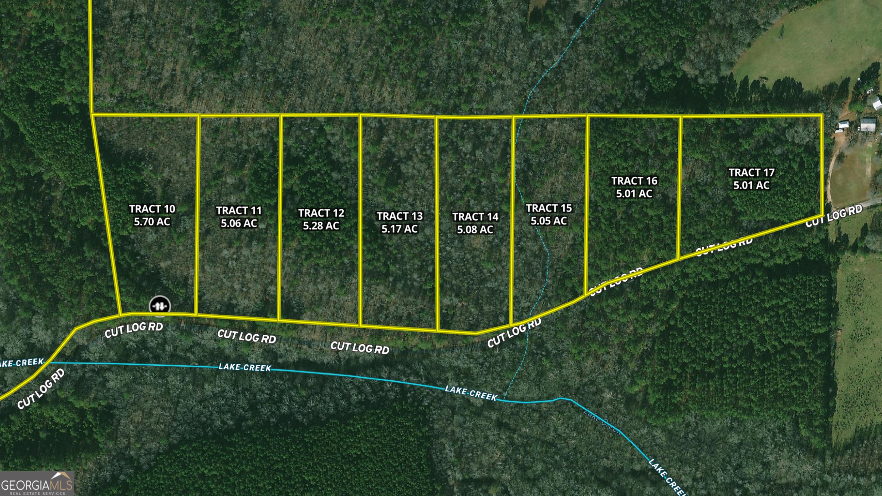 2. 5.017 Acres On Cut Log Road, Tract 16
