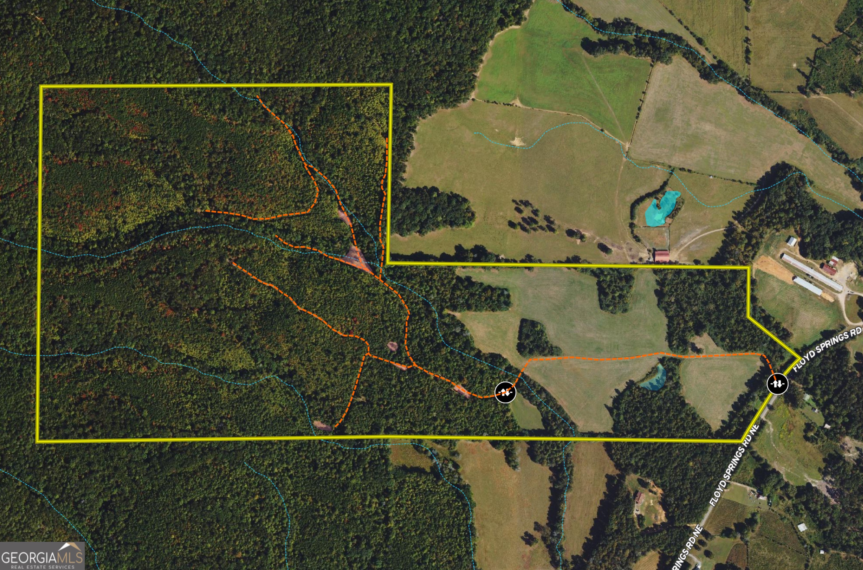 2. 239 +/- Acres On Floyd Springs Road