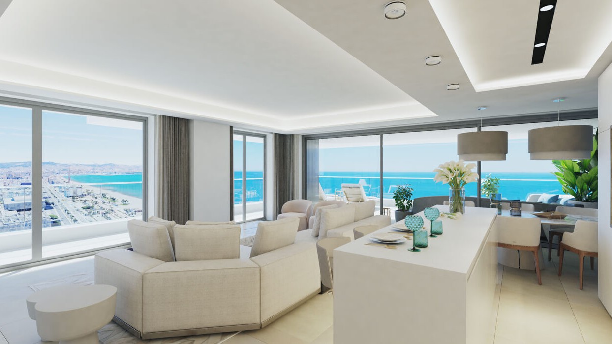 Puerto Banús: Magnificent front line beach apartment