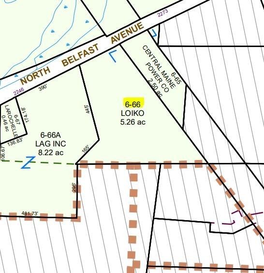 2. 0 Map 6 Lot 66 N Belfast Avenue