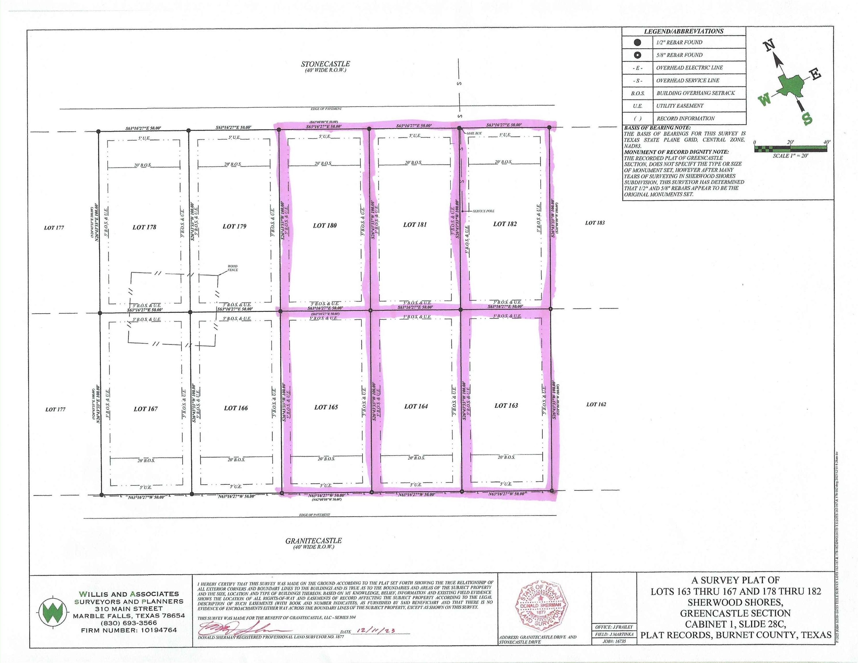 2. Lots 163-165 W Granitecastle Drive