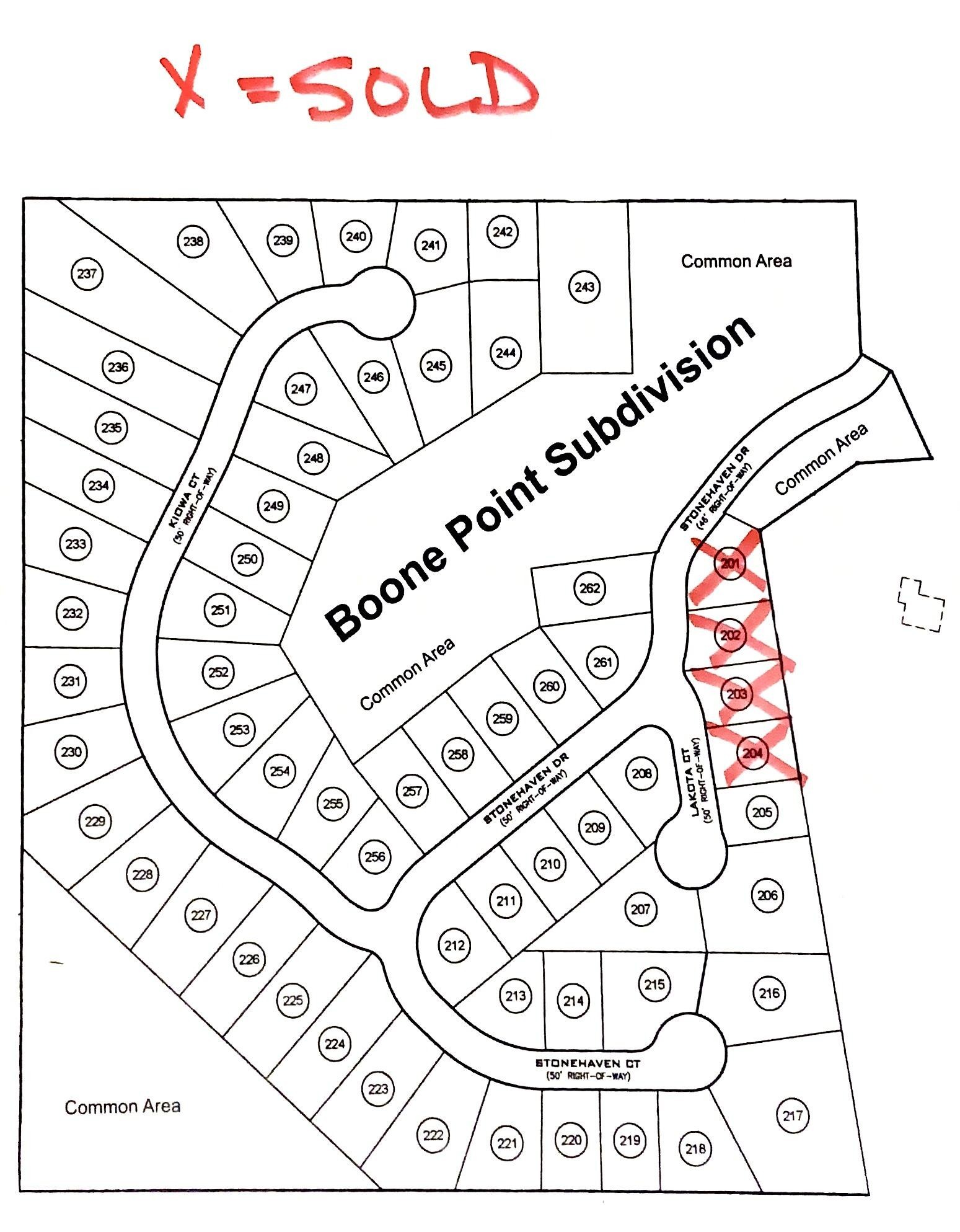 2. Boone Point Subdivision