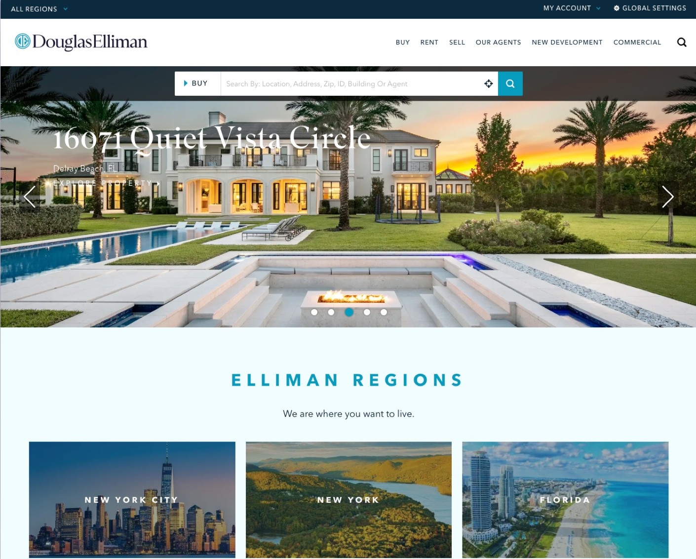 Elliman Real Estate Brokerage Website