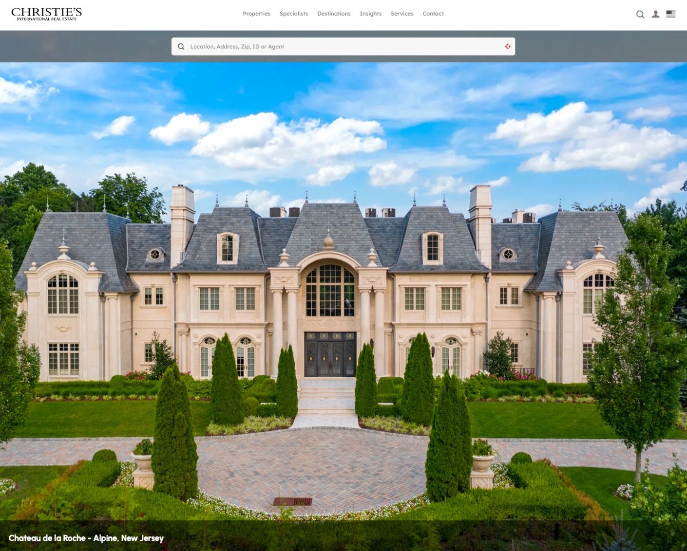 Christie's Real Estate Brokerage Website